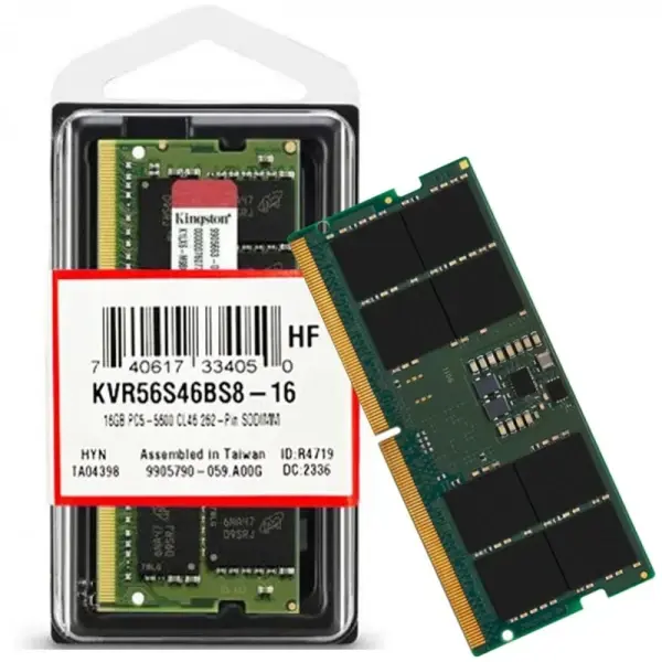 Kingston RAM 16GB 5600MT/s DDR5 Non-ECC CL42 SODIMM