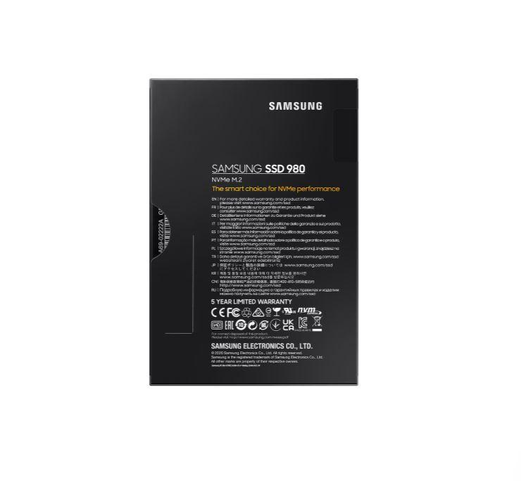 Samsung 980, NVMe™ M.2 500GB, PCIe 4.0