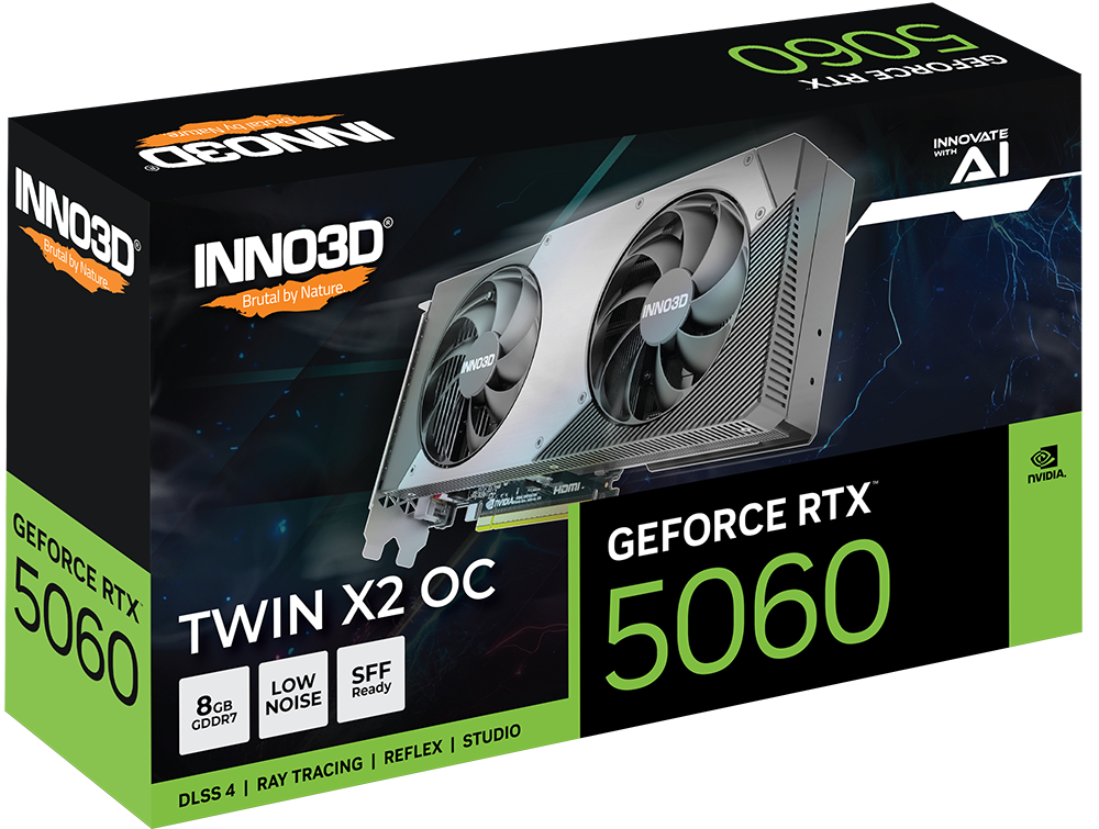 Inno3d GeForce RTX™ 5060 TWIN X2 OC 8GB GDDR7