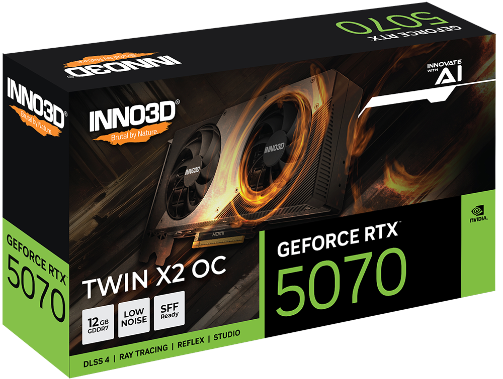 Inno3d GeForce RTX™ 5070 TWIN X2 OC 12GB GDDR7