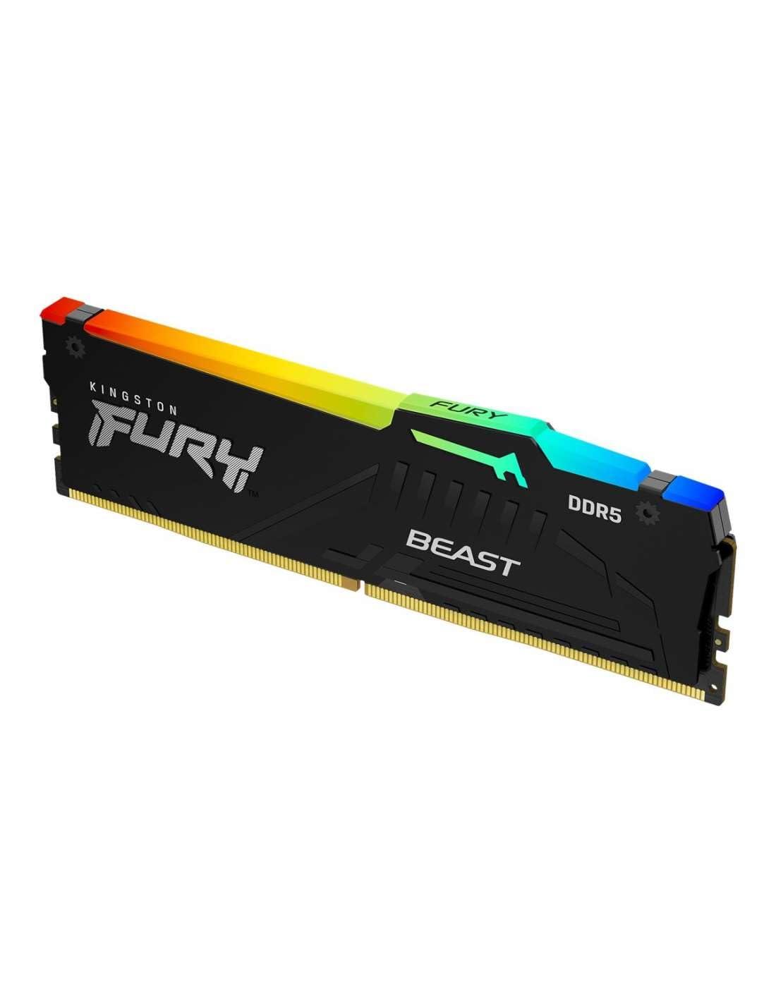 Kingston FURY Beast (RGB) RAM 32GB DDR5 6000MT/s CL36 DIMM