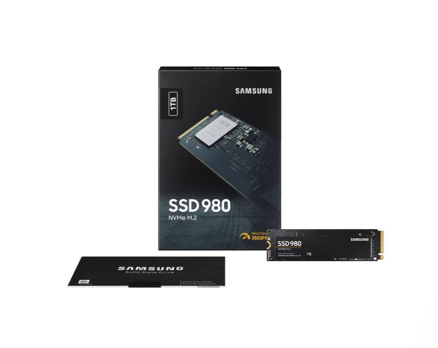 Samsung 980, NVMe™ M.2 1TB, PCIe 3.0