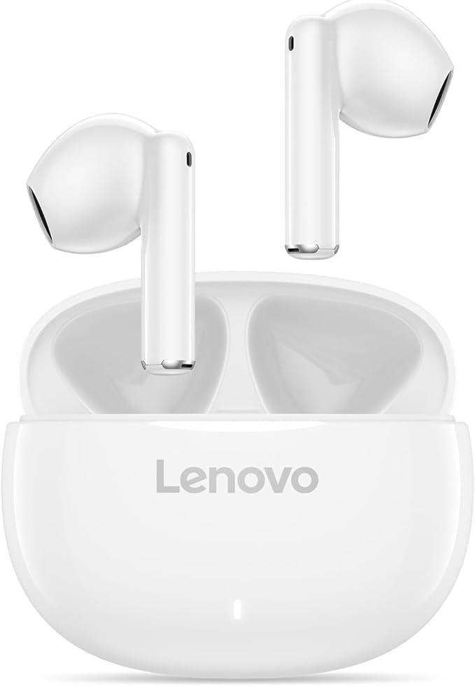Lenovo E310 Wireless Stereo Earbuds, standalone-white