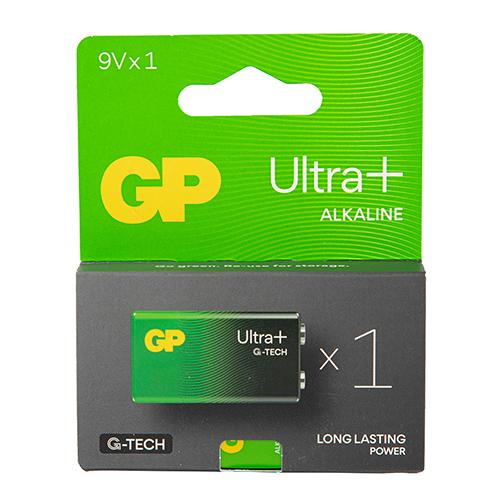 GP PVA9VUP046 Battery, 9V, 6LR61, Ultra Alkaline