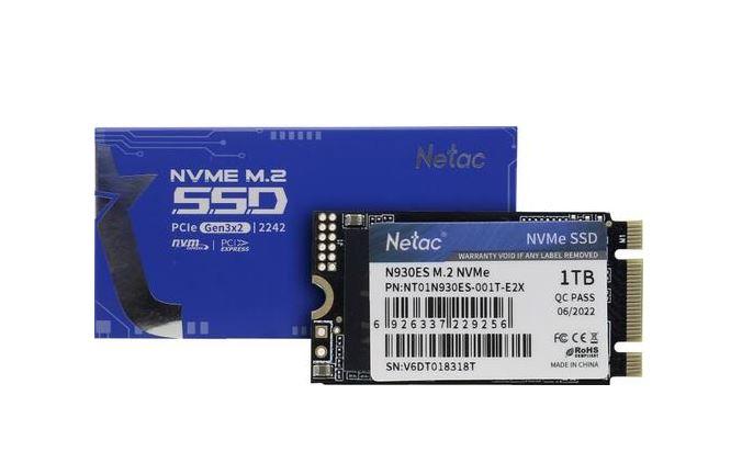 NETAC N930ES, NVMe SSD, 1TB, PCIe Gen 3 x4 M.2 2280