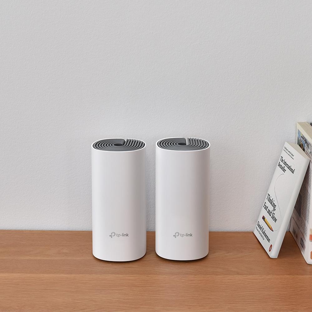 TP-Link Deco E4(2-pack), AC1200 Whole Home Mesh Wi-Fi System