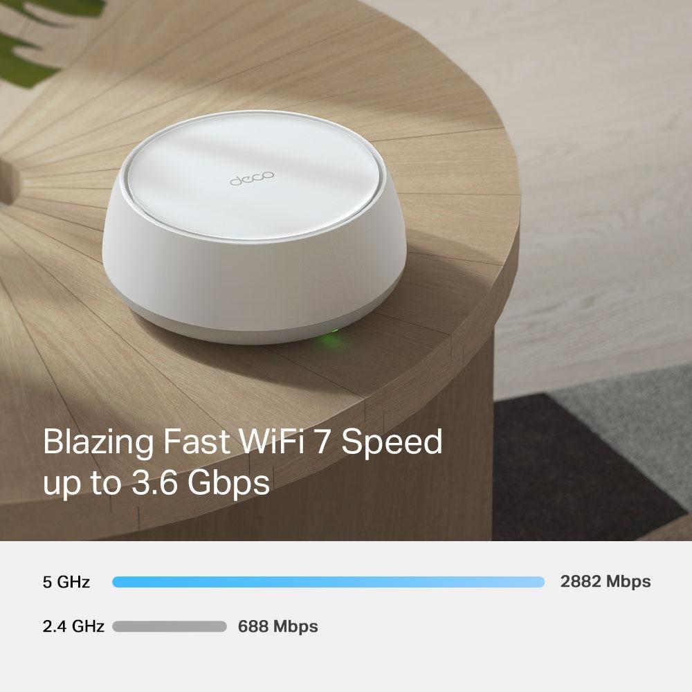 TP-Link Deco BE22(1-pack), BE3600 Whole Home Mesh WiFi 7