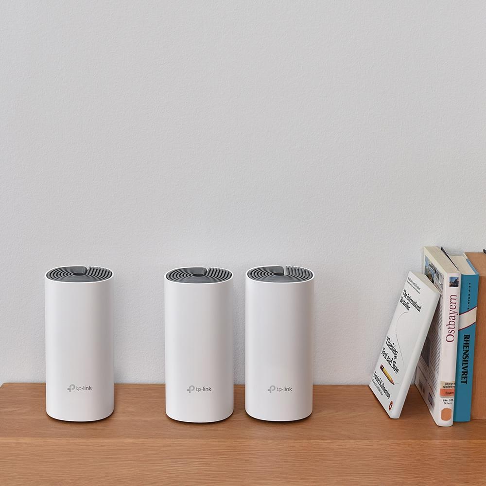 TP-Link Deco E4(3-pack), AC1200 Whole Home Mesh Wi-Fi System