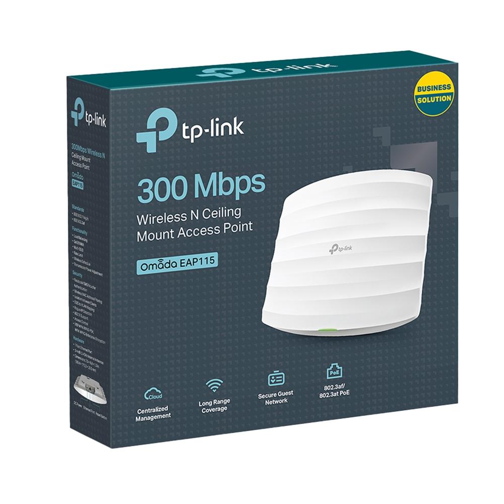 TP-Link EAP115, 300Mbps Wireless N Ceiling Mount Access Point