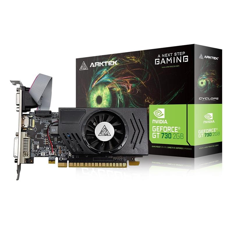 Arktek Ggraphics Card, GeForce GT730 2GB 128Bit