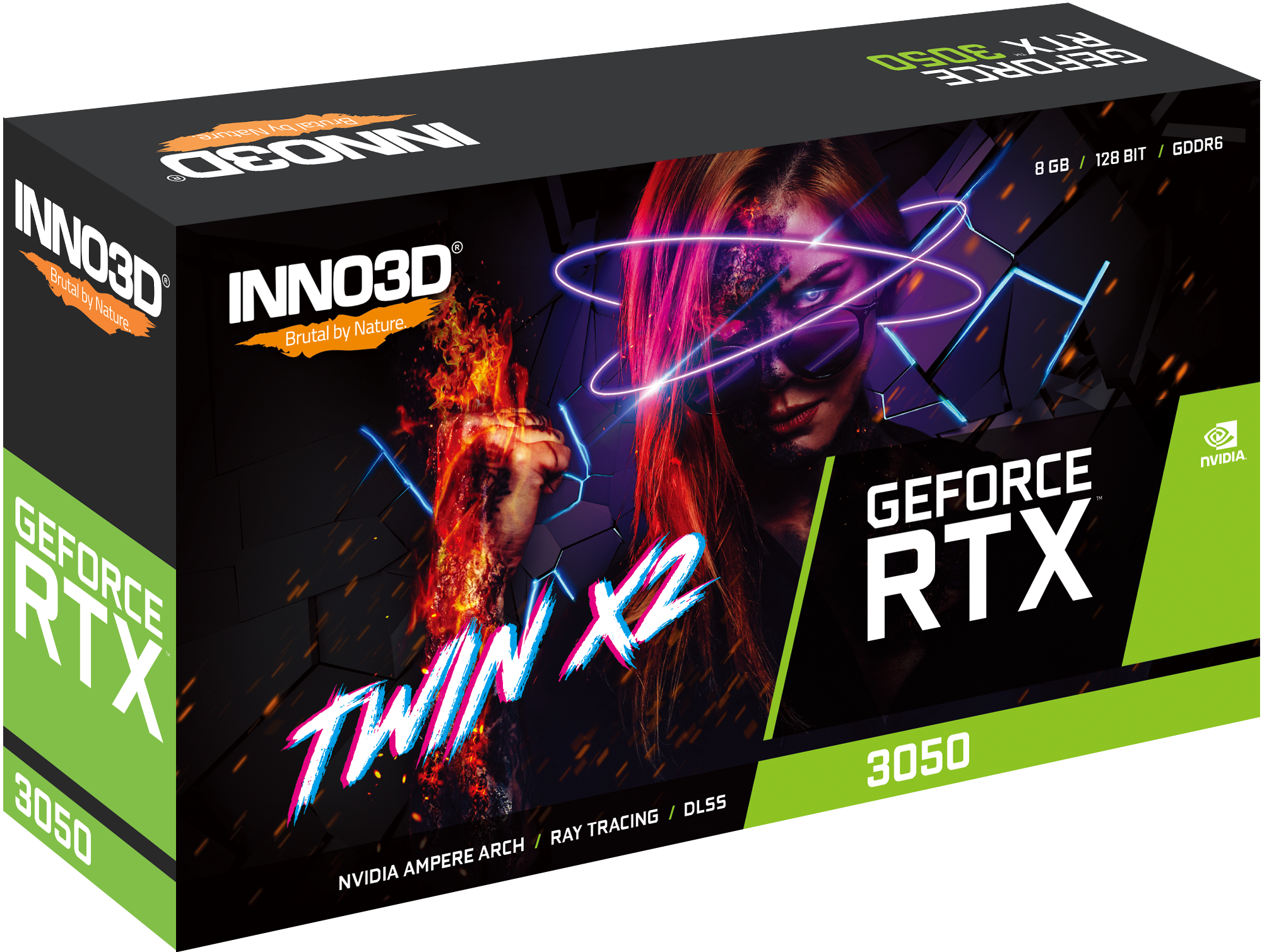 Inno3d GEFORCE RTX™ 3050 TWIN X2 8GB GDDR6