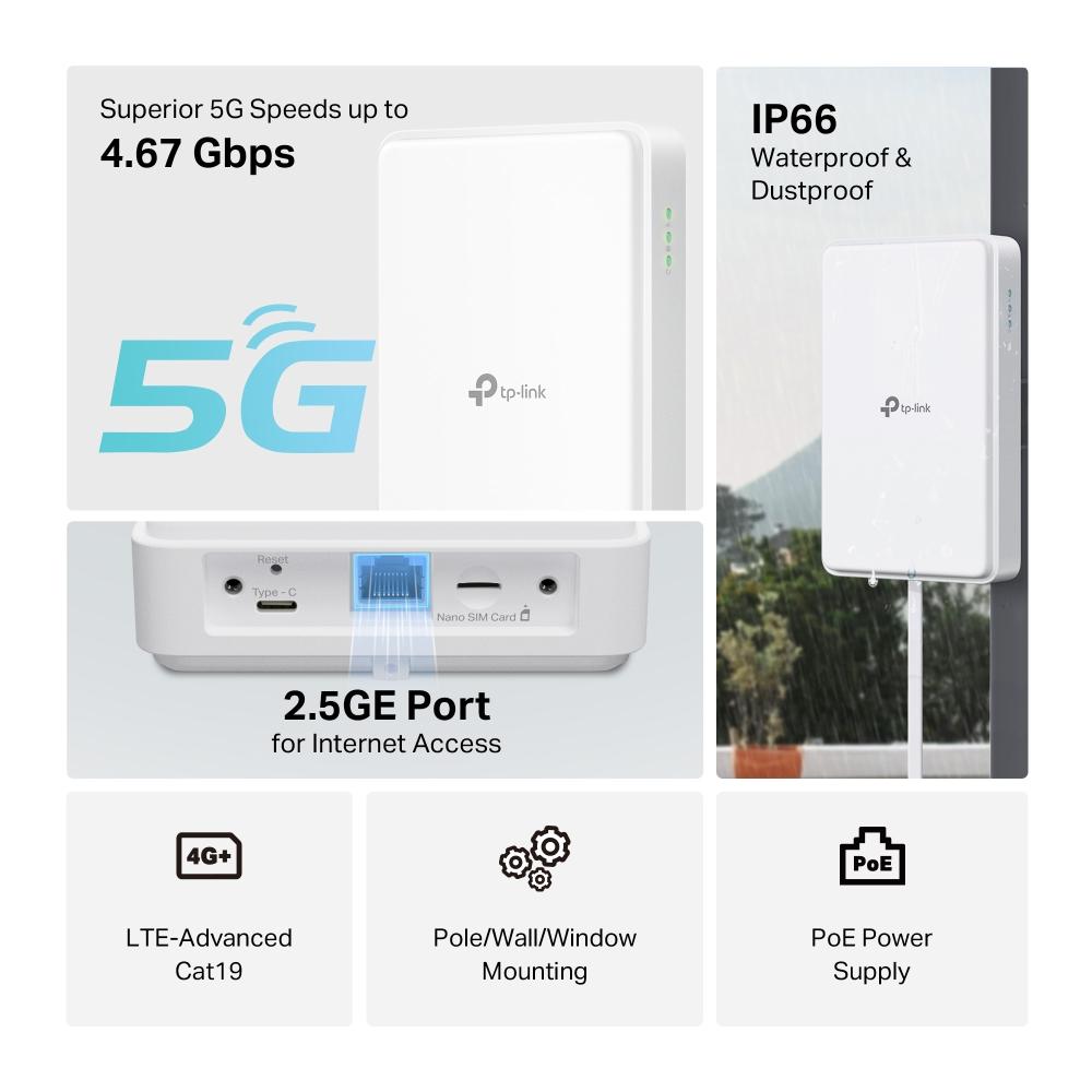 TP-Link NE200-Outdoor, 5G Outdoor Router