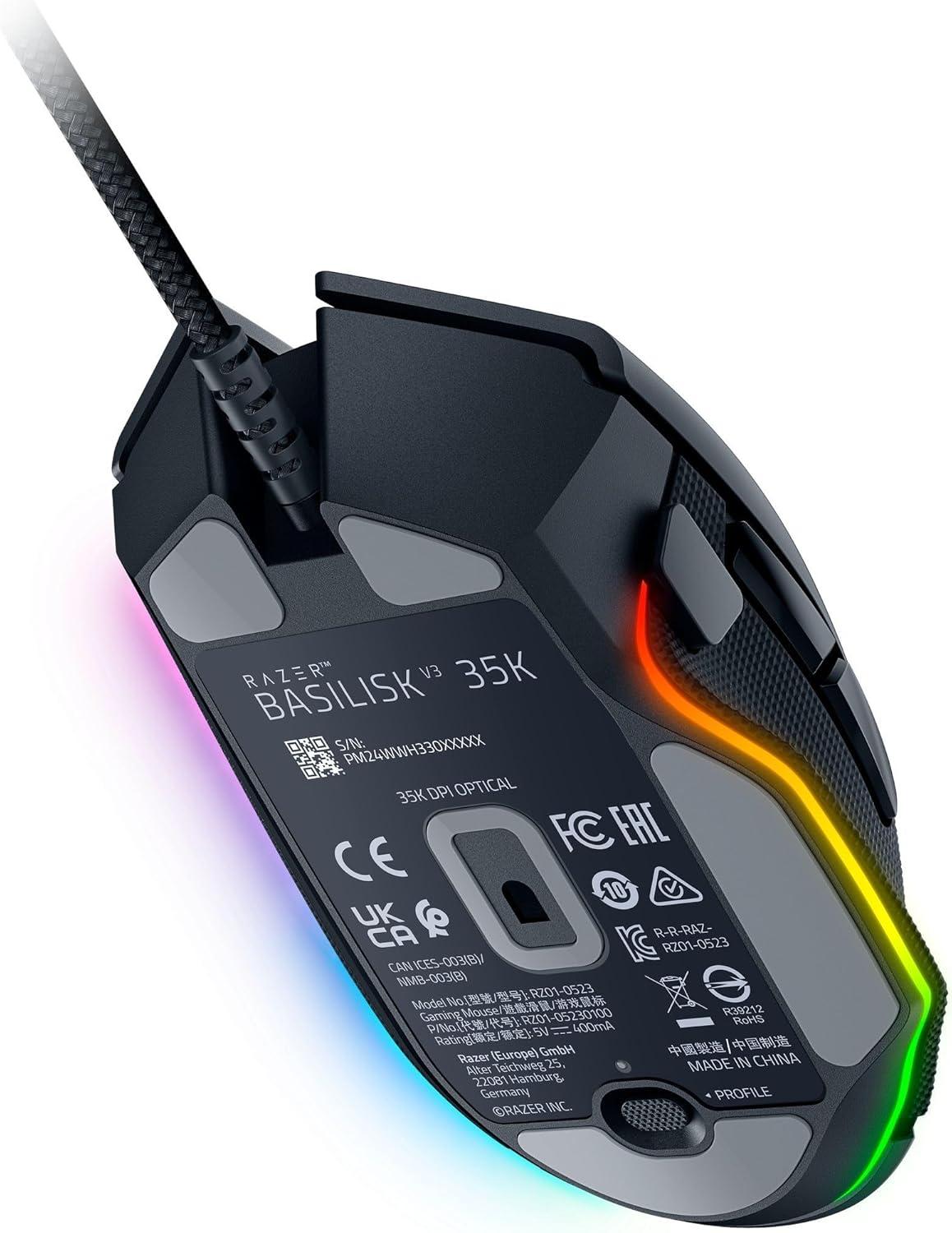 Razer Basilisk V3 35K (RGB) Mouse Black