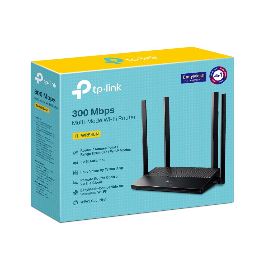 TP-Link TL-WR846N, 300 Mbps Multi-Mode Wi-Fi Router