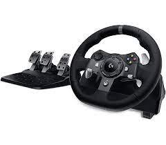 Logitech G920 Game Controller, Driving Force Racing Wheel - PC/PS/Xbox - BLACK - USB