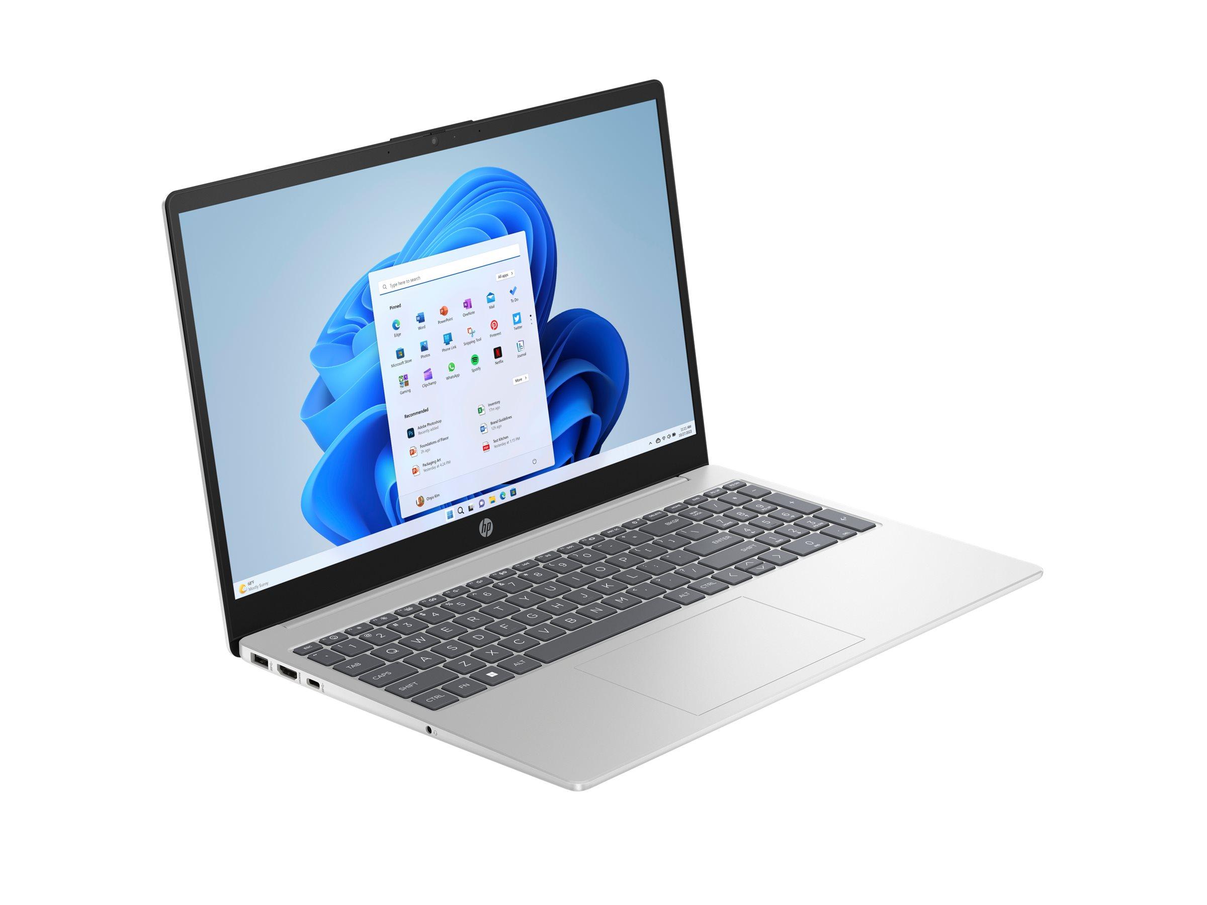 HP 15 FC0146DX, 15.6", Touch/AMD 5-7520/8GB/512GB SSD/Natural Silver/W11/1Yw