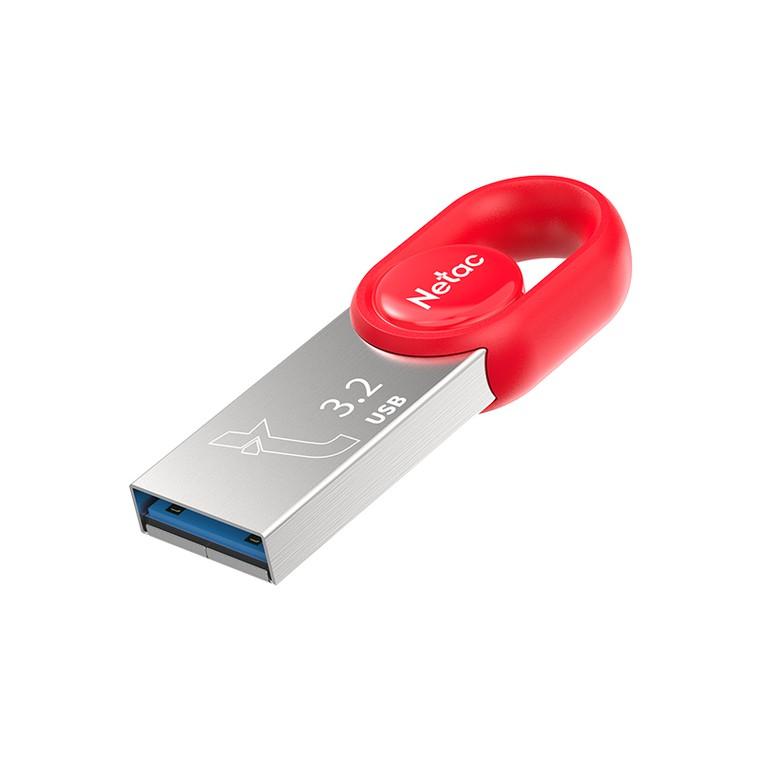 NETAC UM2, 128GB, USB 3.2, Red