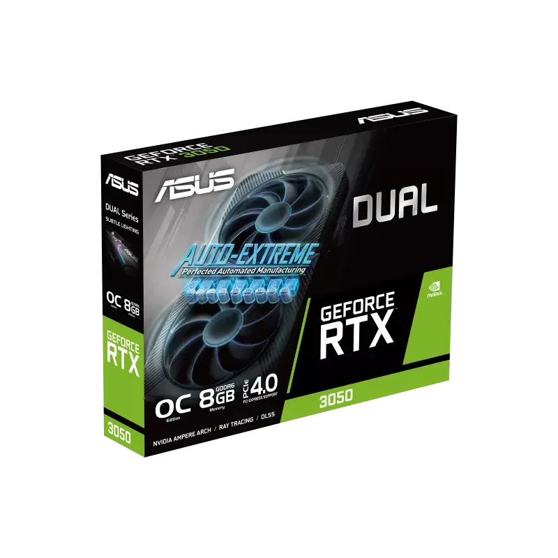 ASUS Dual GeForce RTX™ 3050 V2 OC Edition 8GB GDDR6