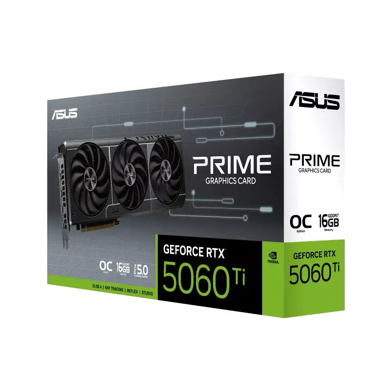 ASUS PRIME GeForce RTX™ 5060 Ti 16GB GDDR7 OC Edition