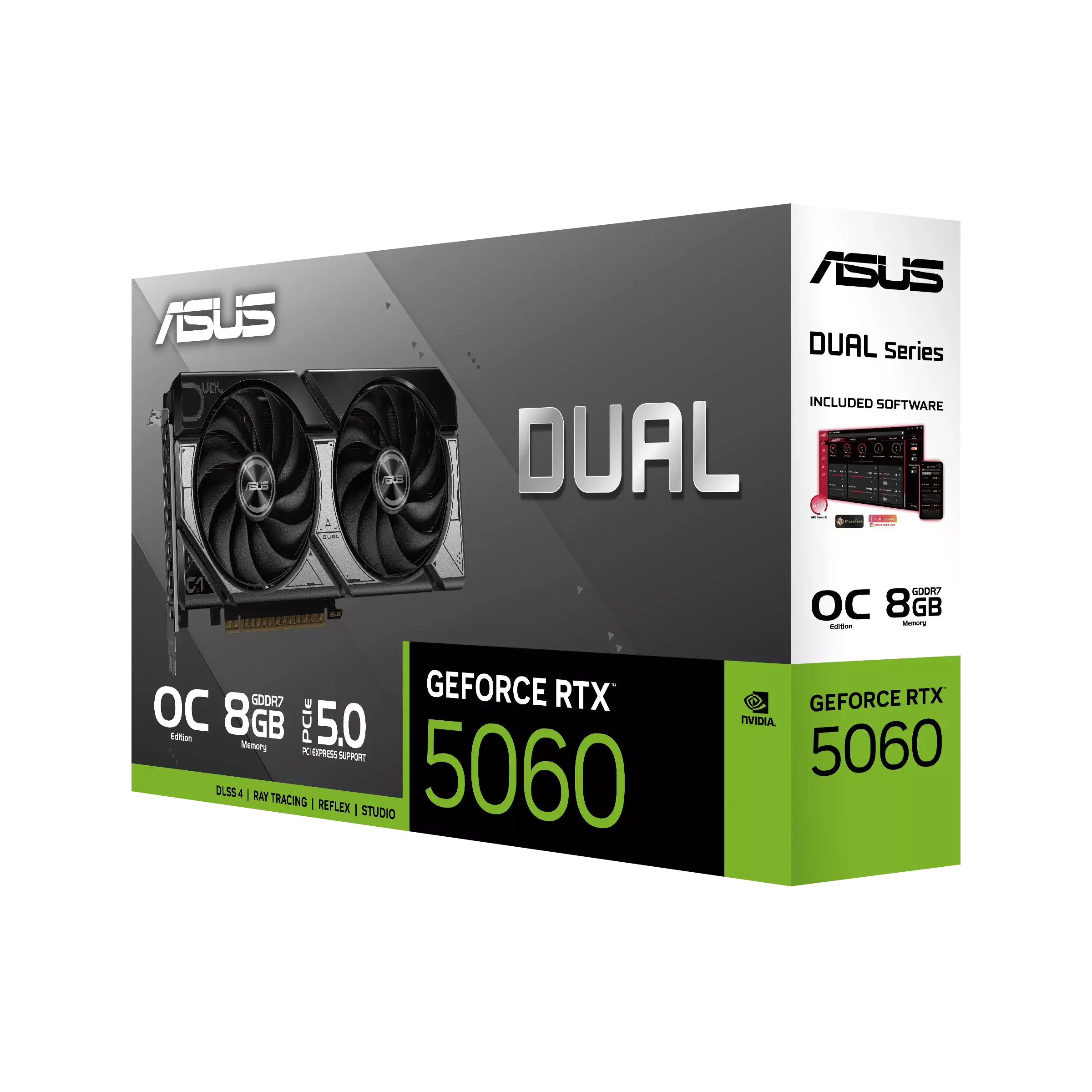 ASUS Dual GeForce RTX™ 5060 8GB GDDR7 OC Edition