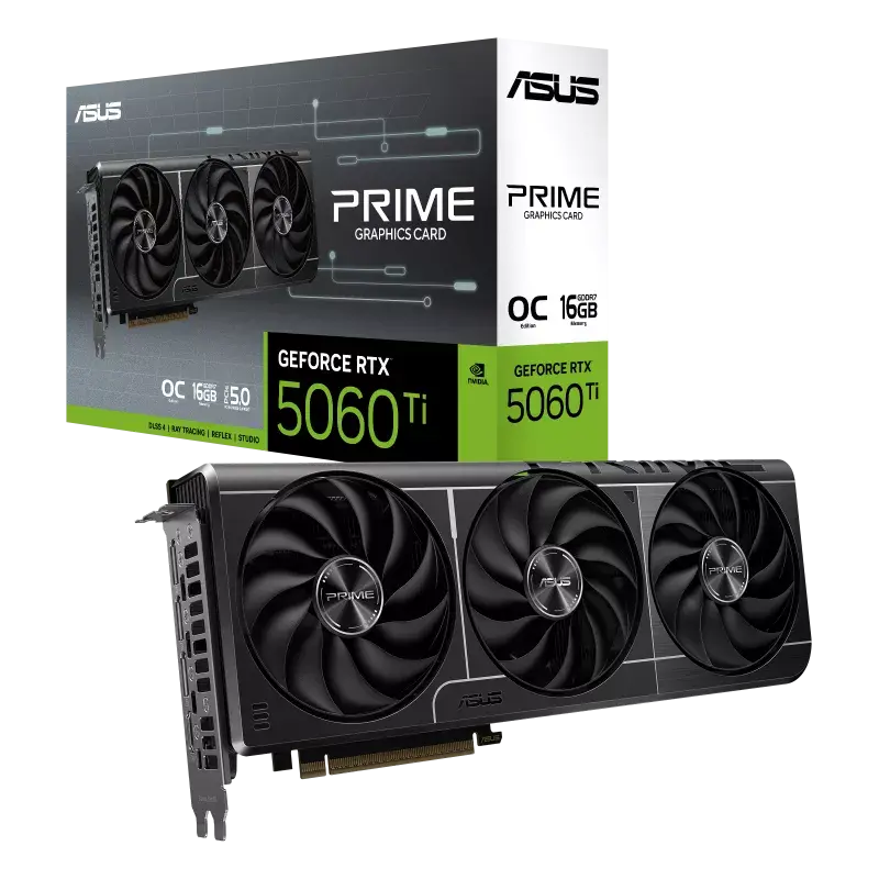 ASUS PRIME GeForce RTX™ 5060 Ti 16GB GDDR7 OC Edition