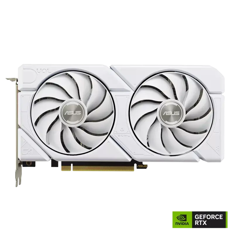 ASUS Dual GeForce RTX™ 4060 EVO White OC Edition 8GB GDDR6