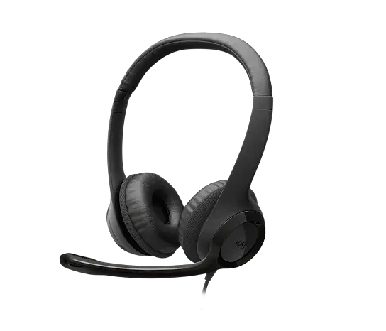 Logitech H390 USB Headset Black