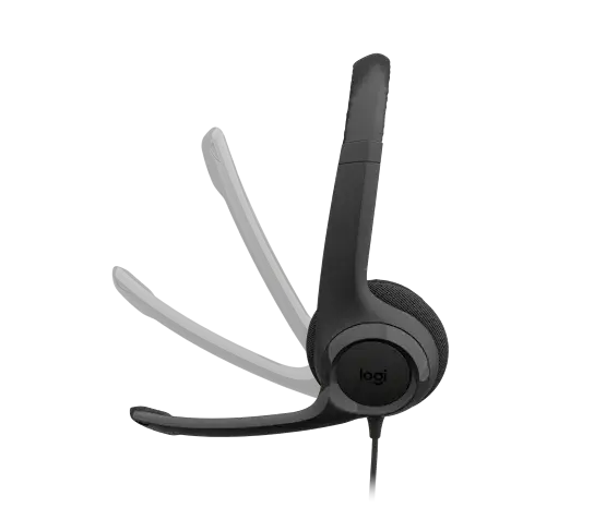 Logitech H390 USB Headset Black