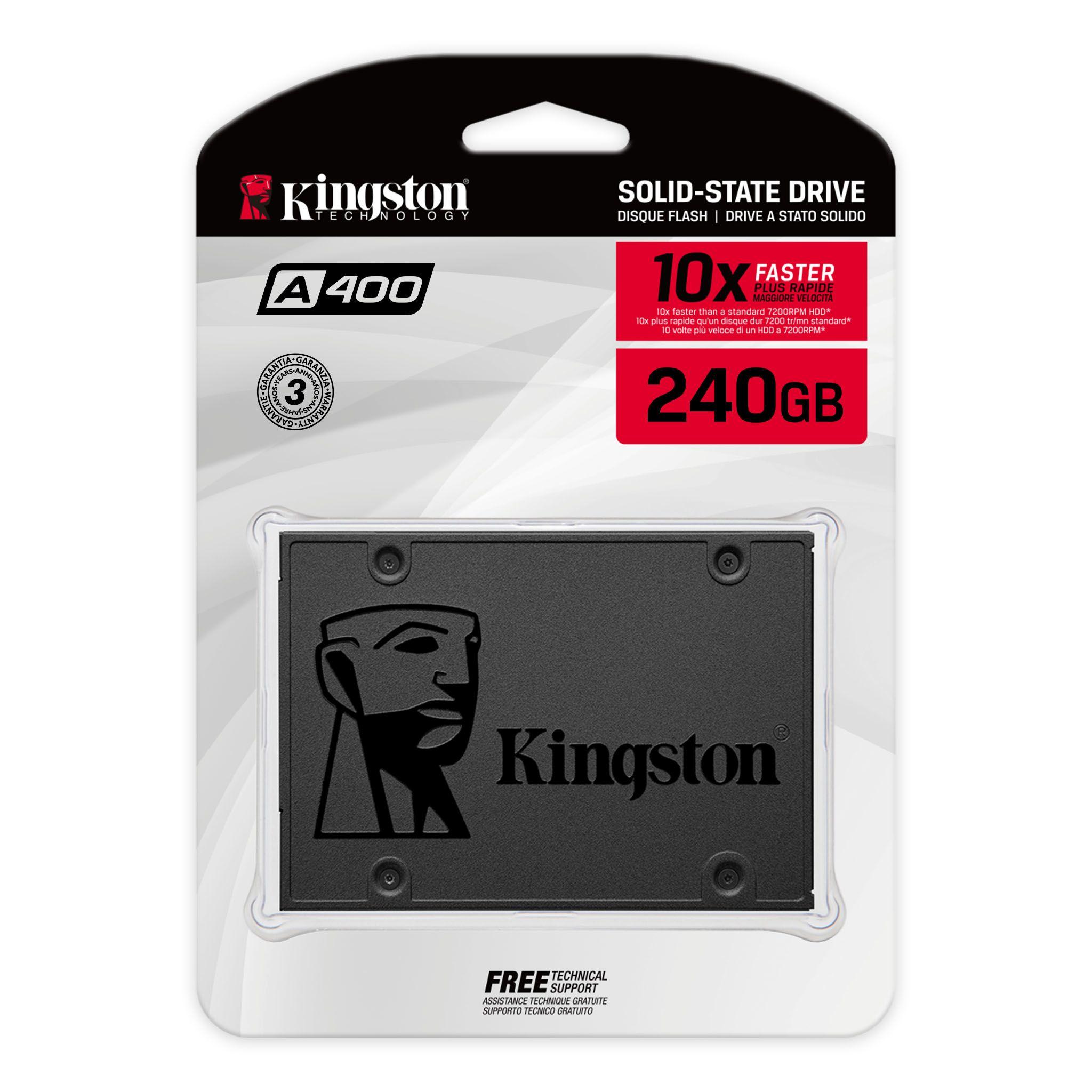 Kingston 240GB A400 SATA3 2.5 SSD