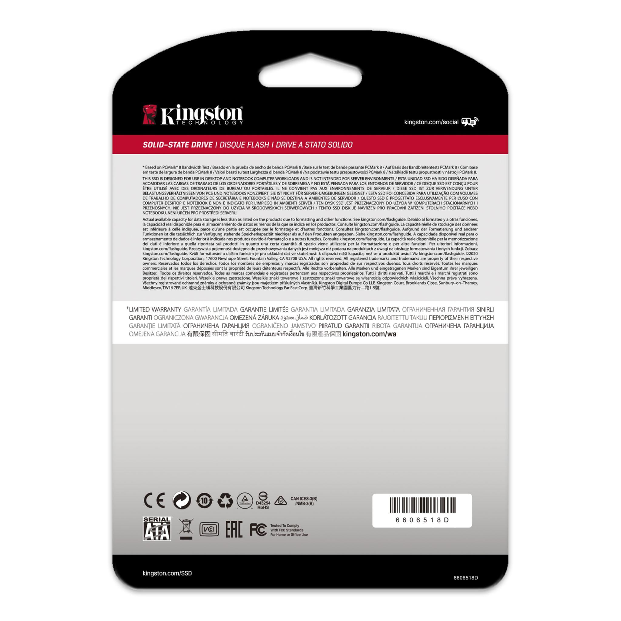 Kingston 240GB A400 SATA3 2.5 SSD