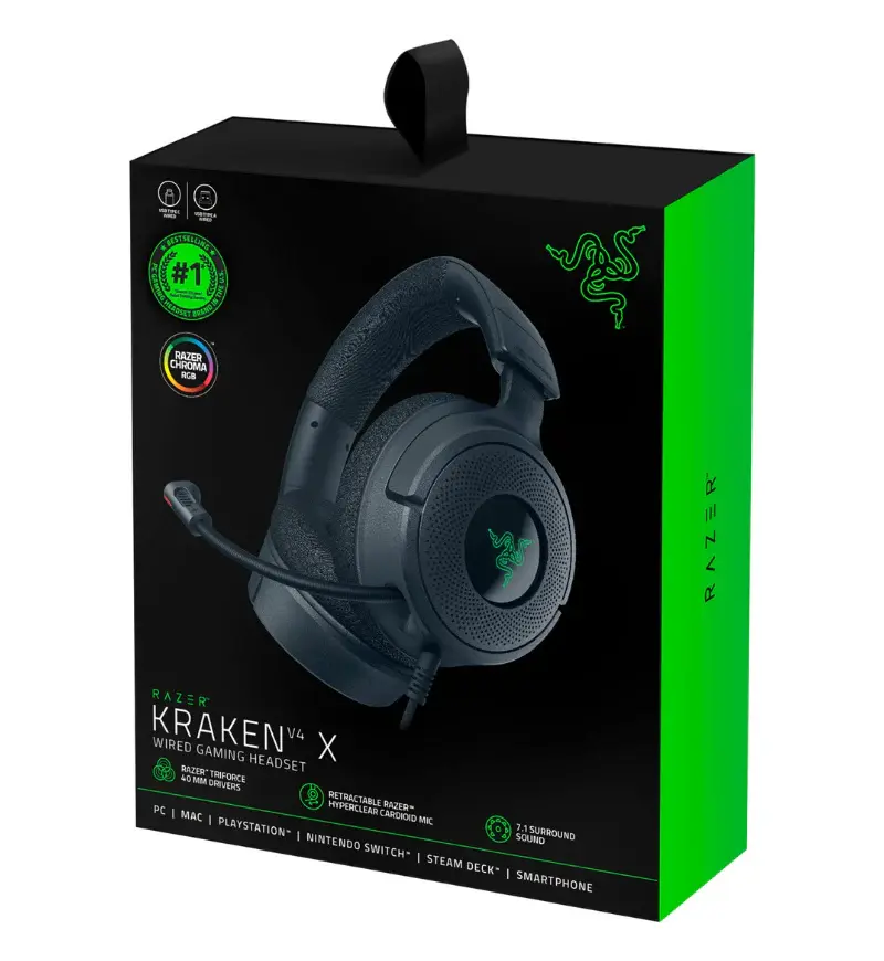 Razer Kraken V4 X Gaming Headset black