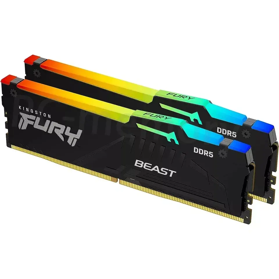 Kingston FURY Beast (RGB) 64GB (32GB x 2 pcs) DDR5 6000MHz L36 DIMM