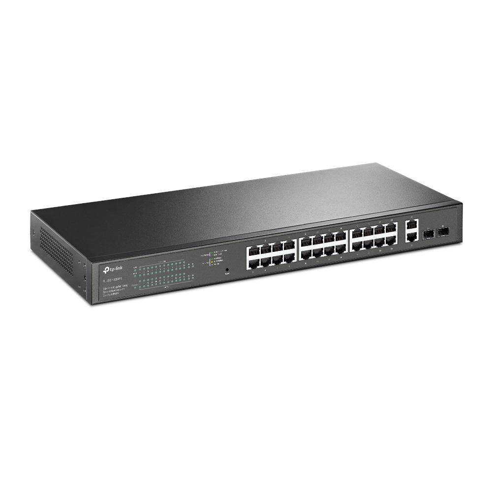 TP-Link JetStream TL-SG1428PE, 28-Port Gigabit Easy Smart Switch with 24-Port PoE+
