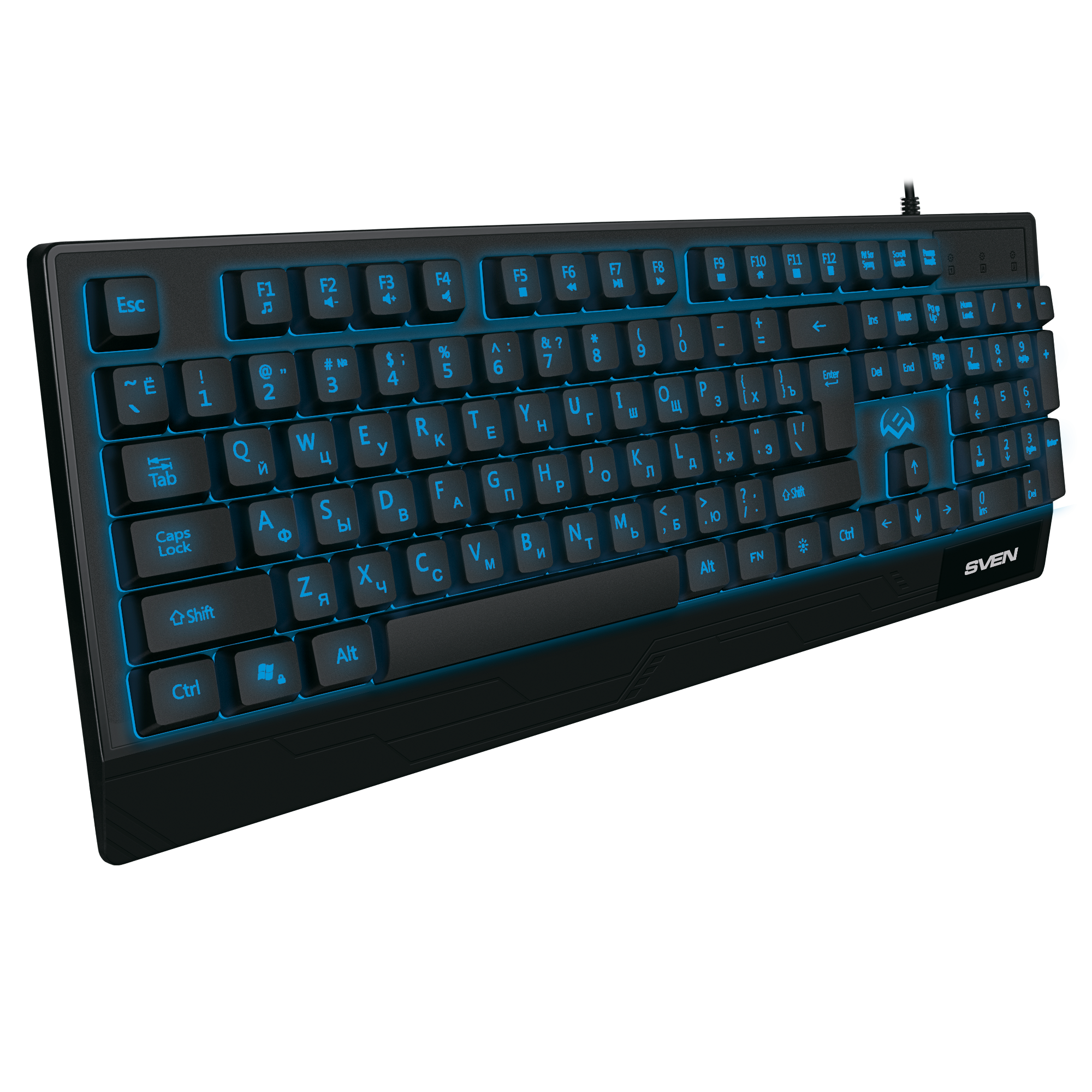Sven SV-019280 Keyboard, Black