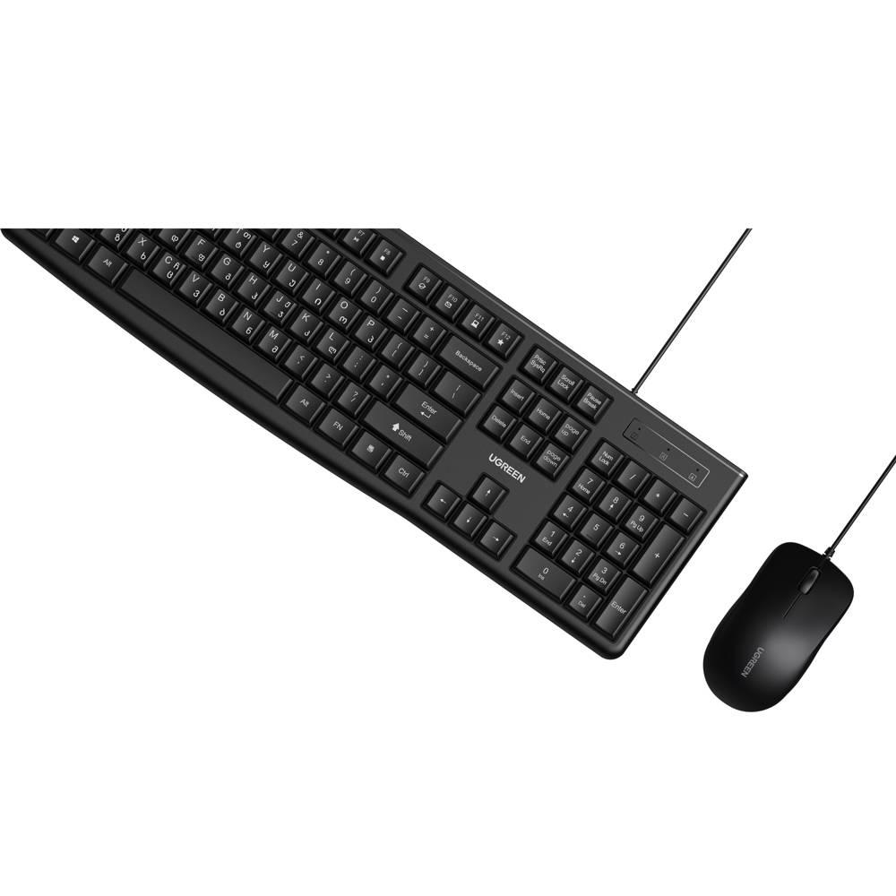 UGREEN MK003, MU007, Keyboard + Mouse (Combo) Black