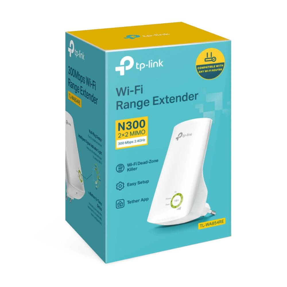 TP-Link TL-WA854RE, 300Mbps Wi-Fi Range Extender 2.4GHz