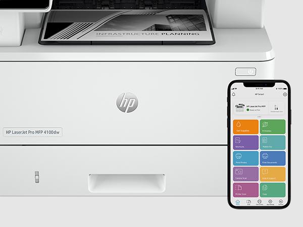 HP LaserJet Pro MFP 4103fdw Printer