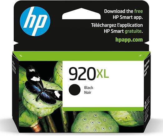 HP 920XL, Black Ink Cartridge CD975AE(High Yield)