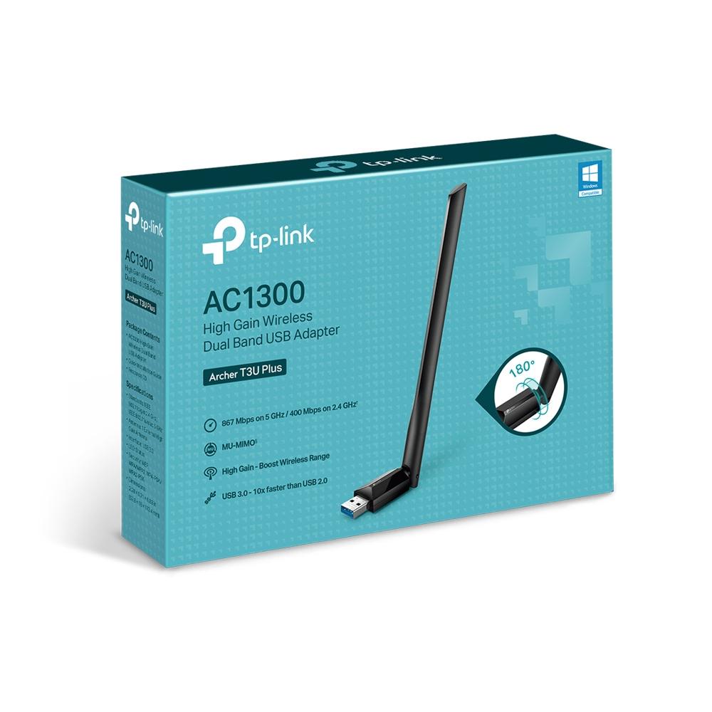 TP-Link Archer T3U Plus, AC1300 USB Adapter
