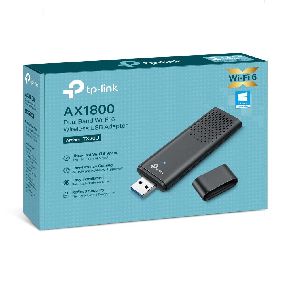 TP-Link Archer TX20U, Wi-Fi USB Adapter, AX1800