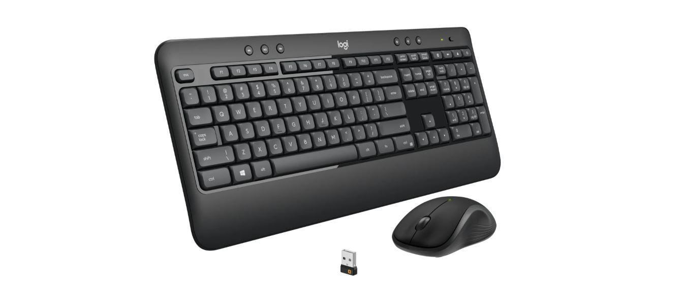 Logitech MK540 Keyboard, + Mouse (Combo) Black