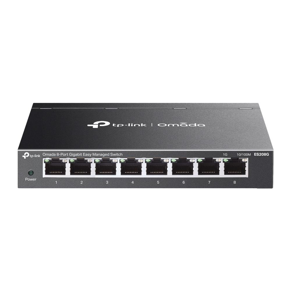 TP-Link Omada ES208G, Omada 8-Port Gigabit Easy Managed Switch