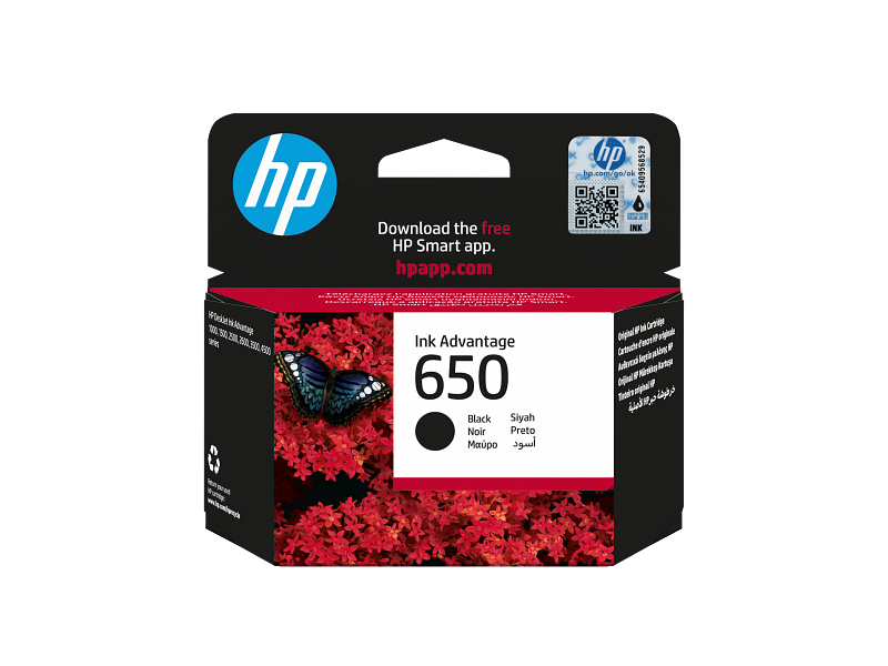 HP 650 Black IInk Cartridge CZ101AE
