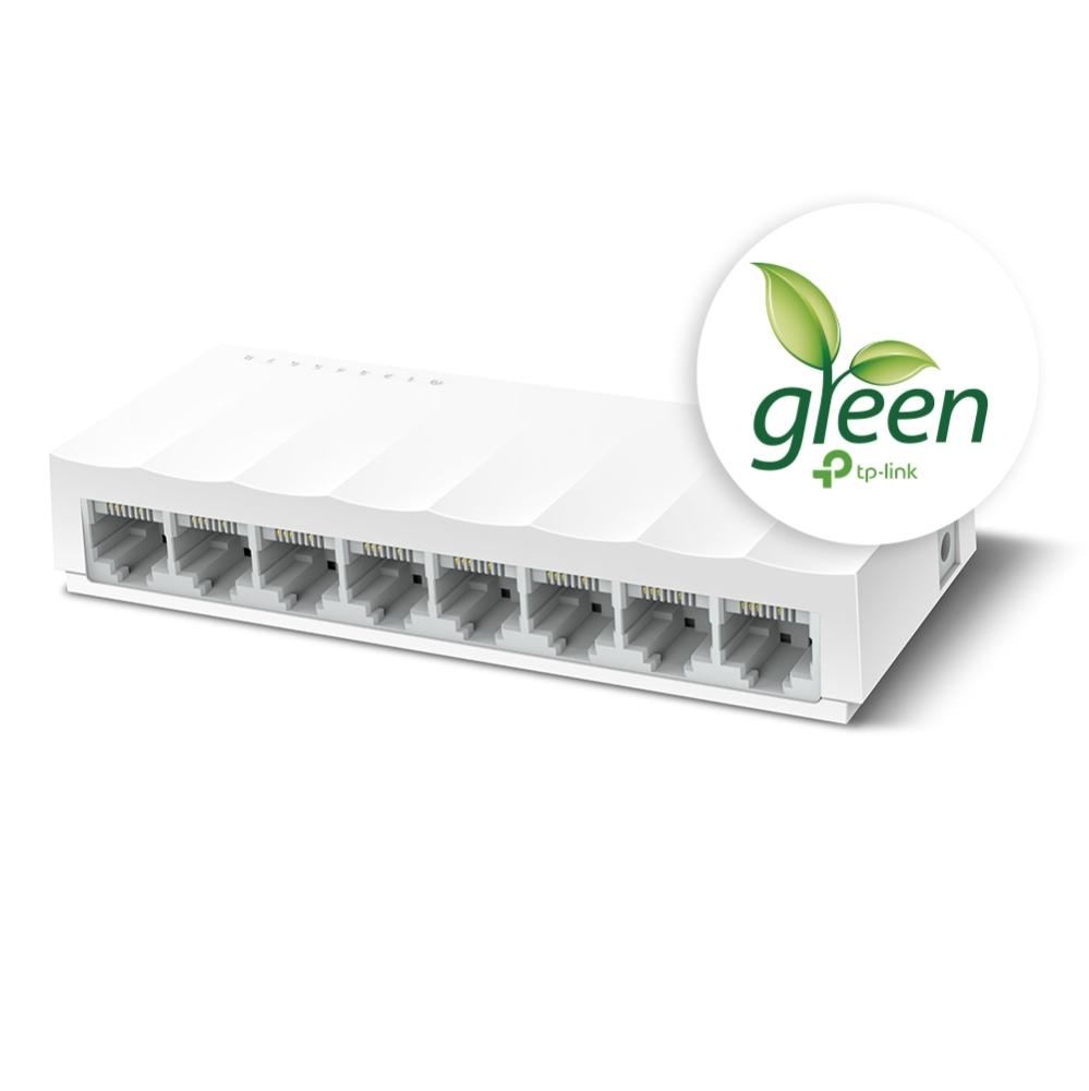 TP-Link LS1008, 8-Port 10/100Mbps Desktop Switch RJ45 ports