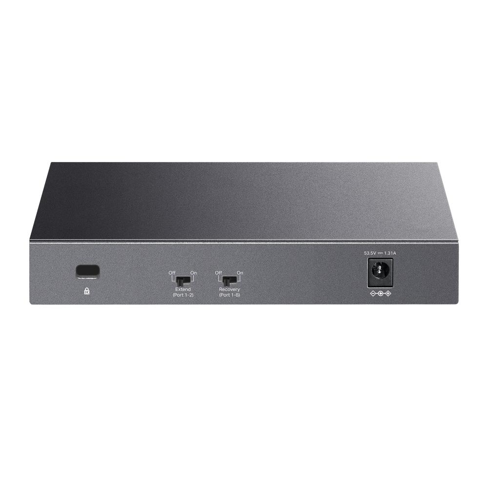 TP-Link LS108GP, 8-Port Gigabit Desktop Switch with 8-Port PoE+
