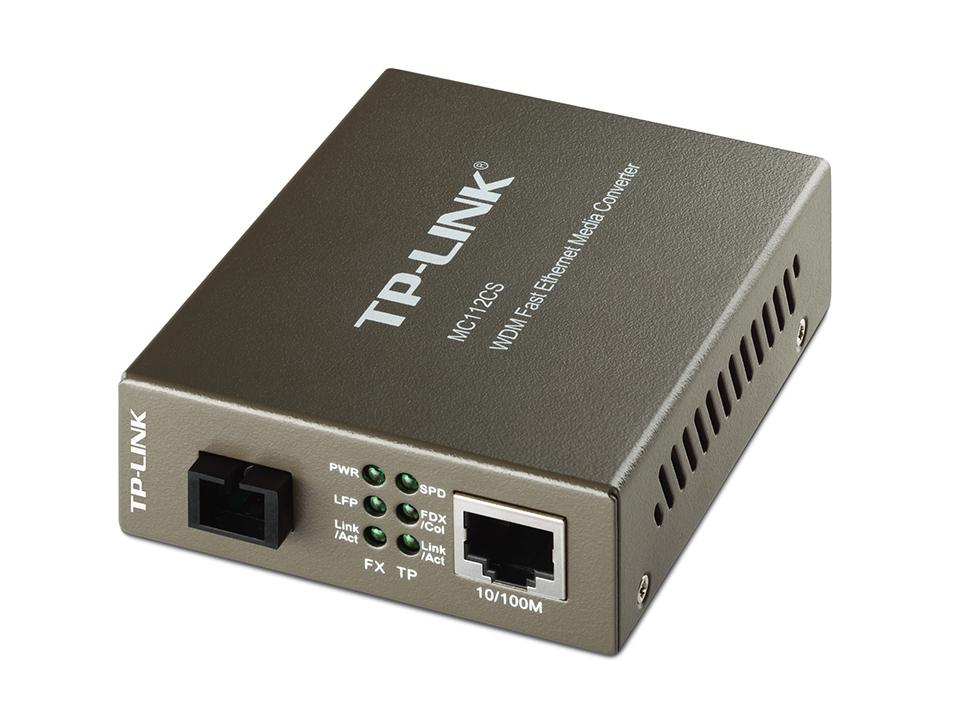 TP-Link MC112CS, 10/100Mbps WDM Media Converter
