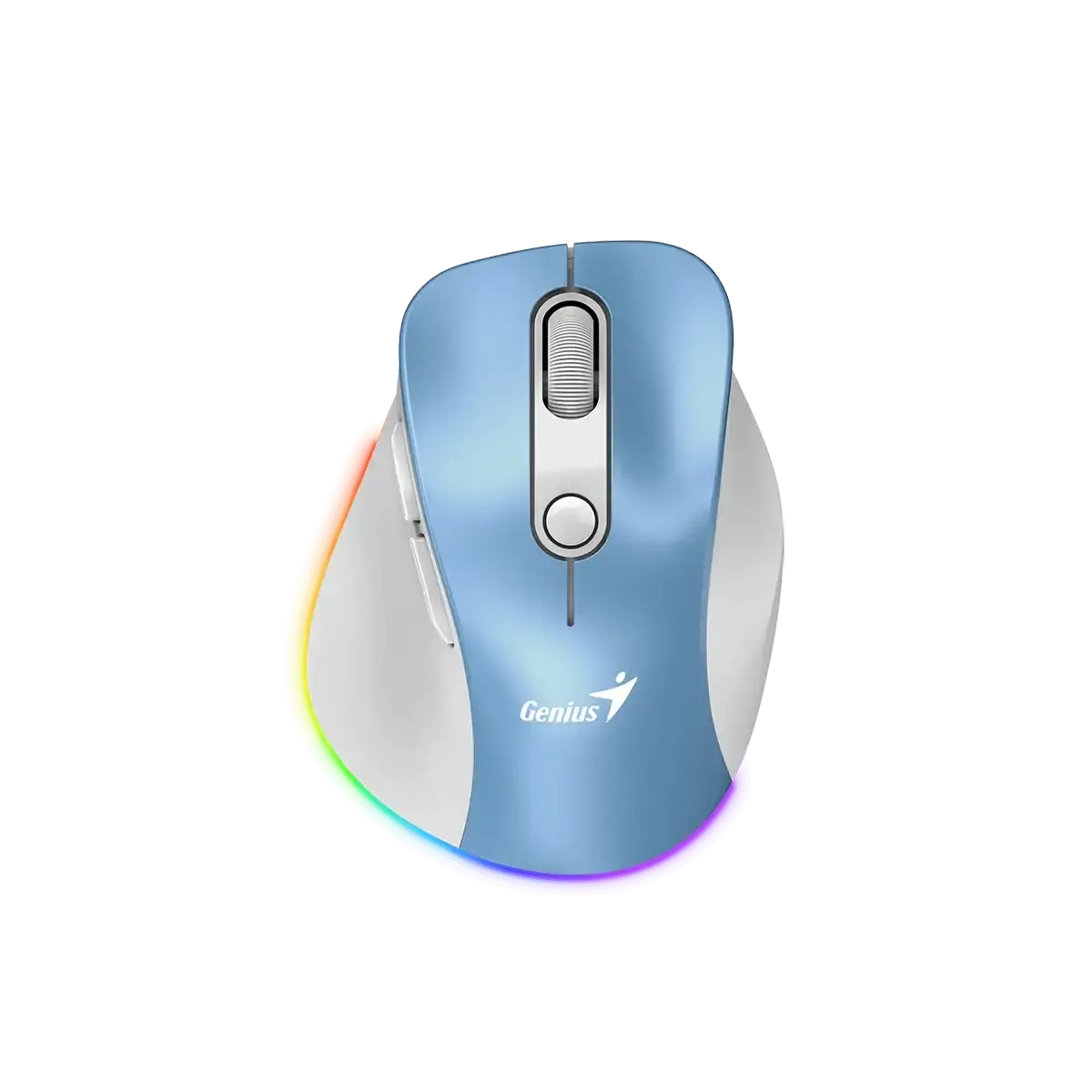 Genius Ergo 9000S Pro Mouse, Light Blue