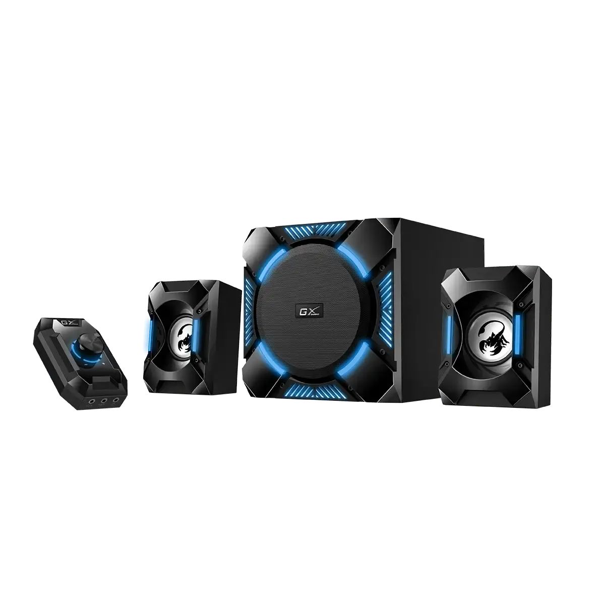 Genius SW-G2.1 1200 Gaming Speaker Black/Blue