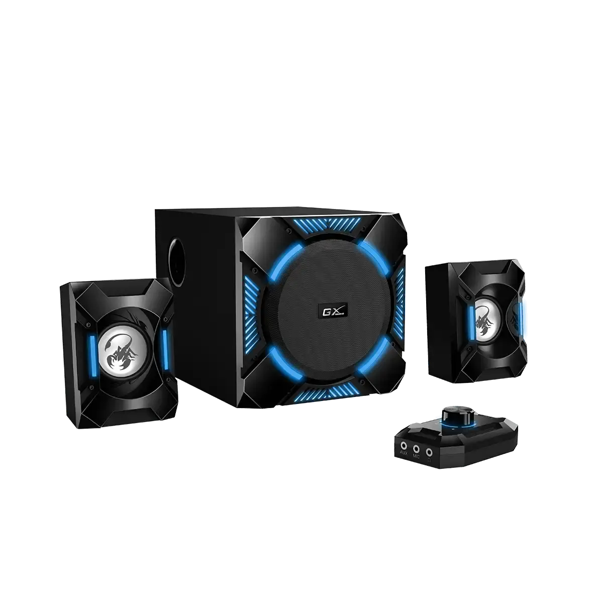 Genius SW-G2.1 1200 Gaming Speaker Black/Blue