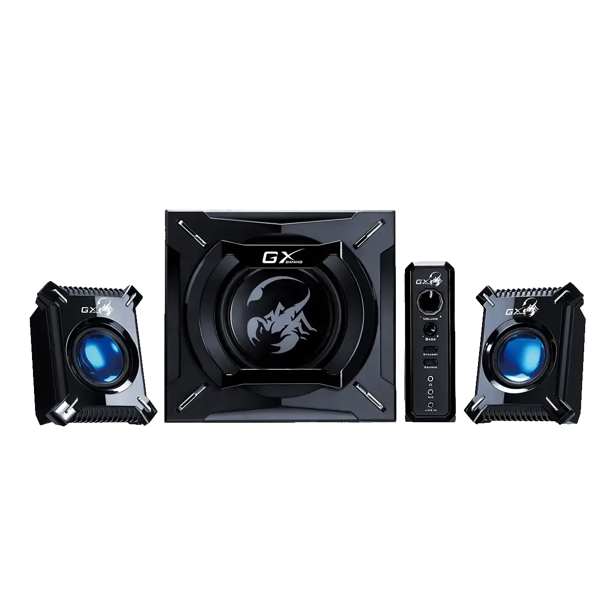 Genius SW-G2.1 2000 II Gaming speaker Black